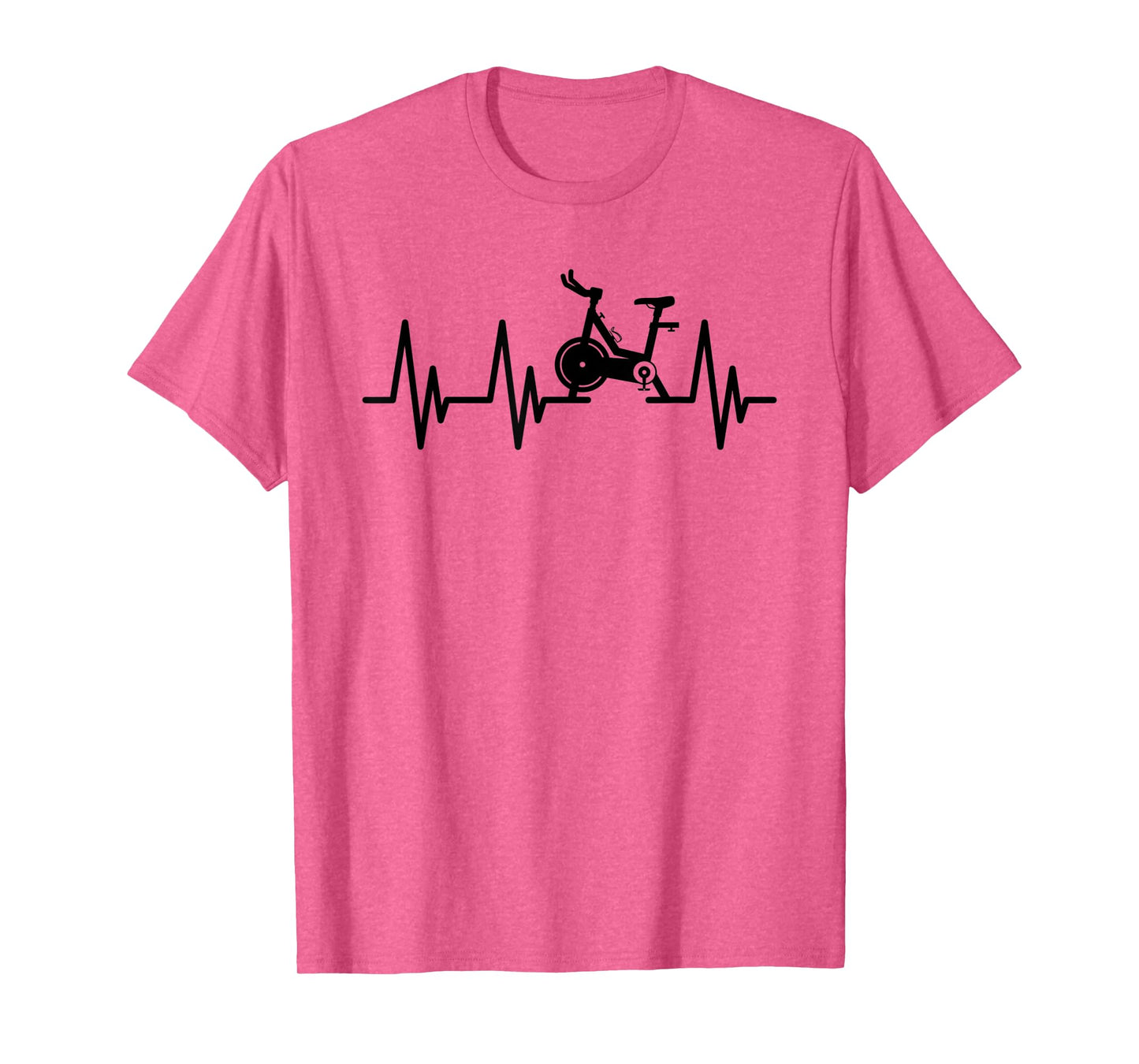 Love Spin Heartbeat Funny Gym Workout Fitness Spinning Class T-Shirt