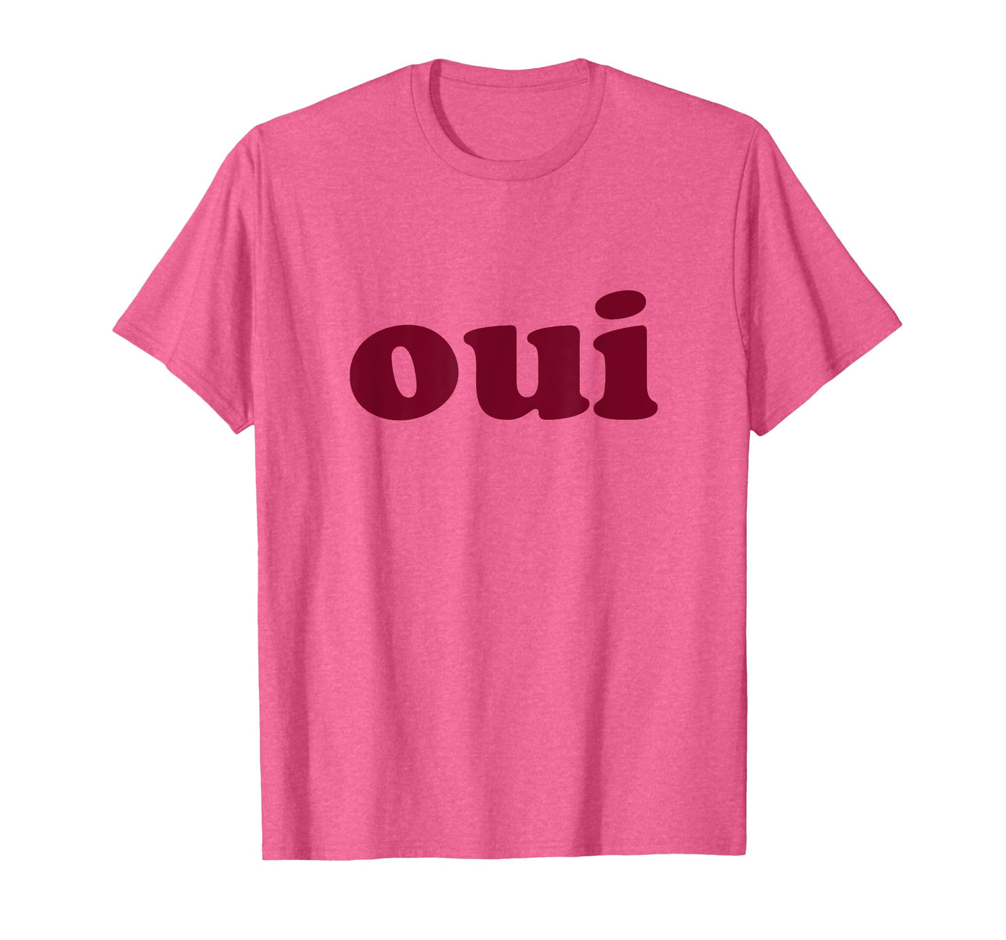 Oui Minimal French Style 90s Vintage Retro Graphic T-Shirt