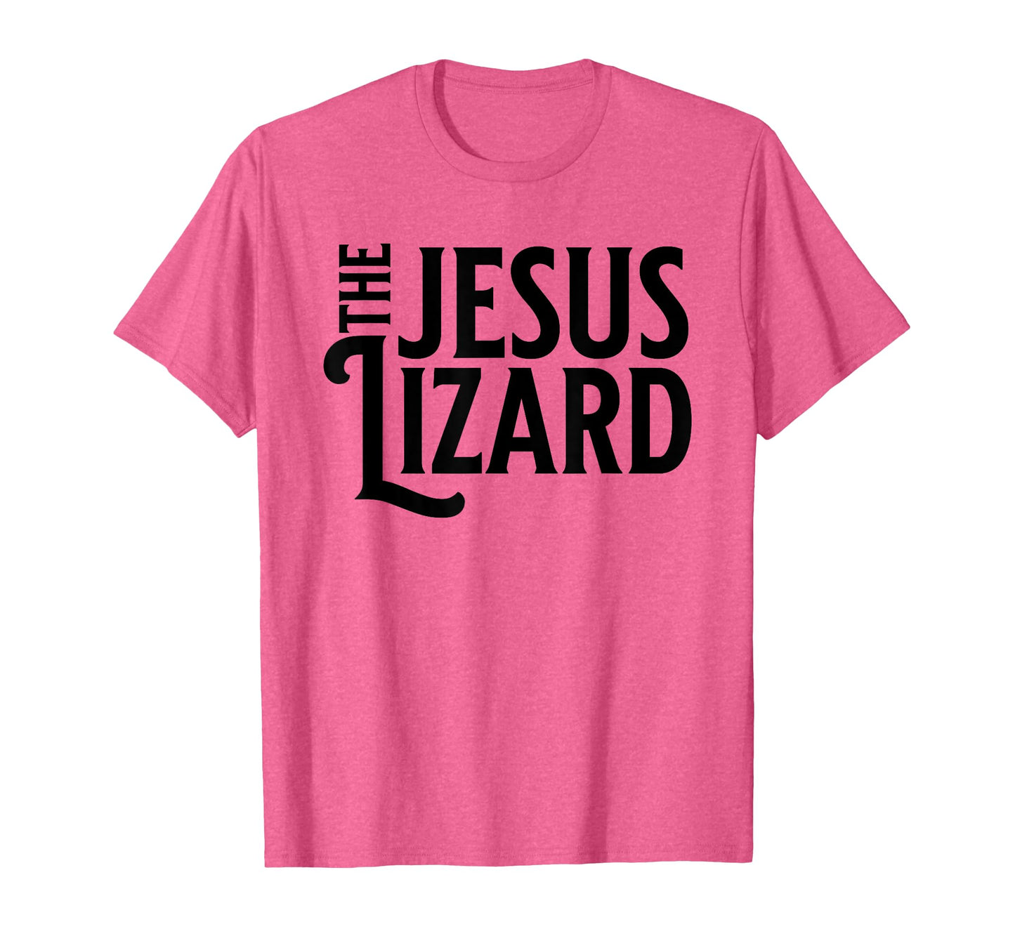 The Jesus Lizard Black Retro Vintage Text On T-Shirt