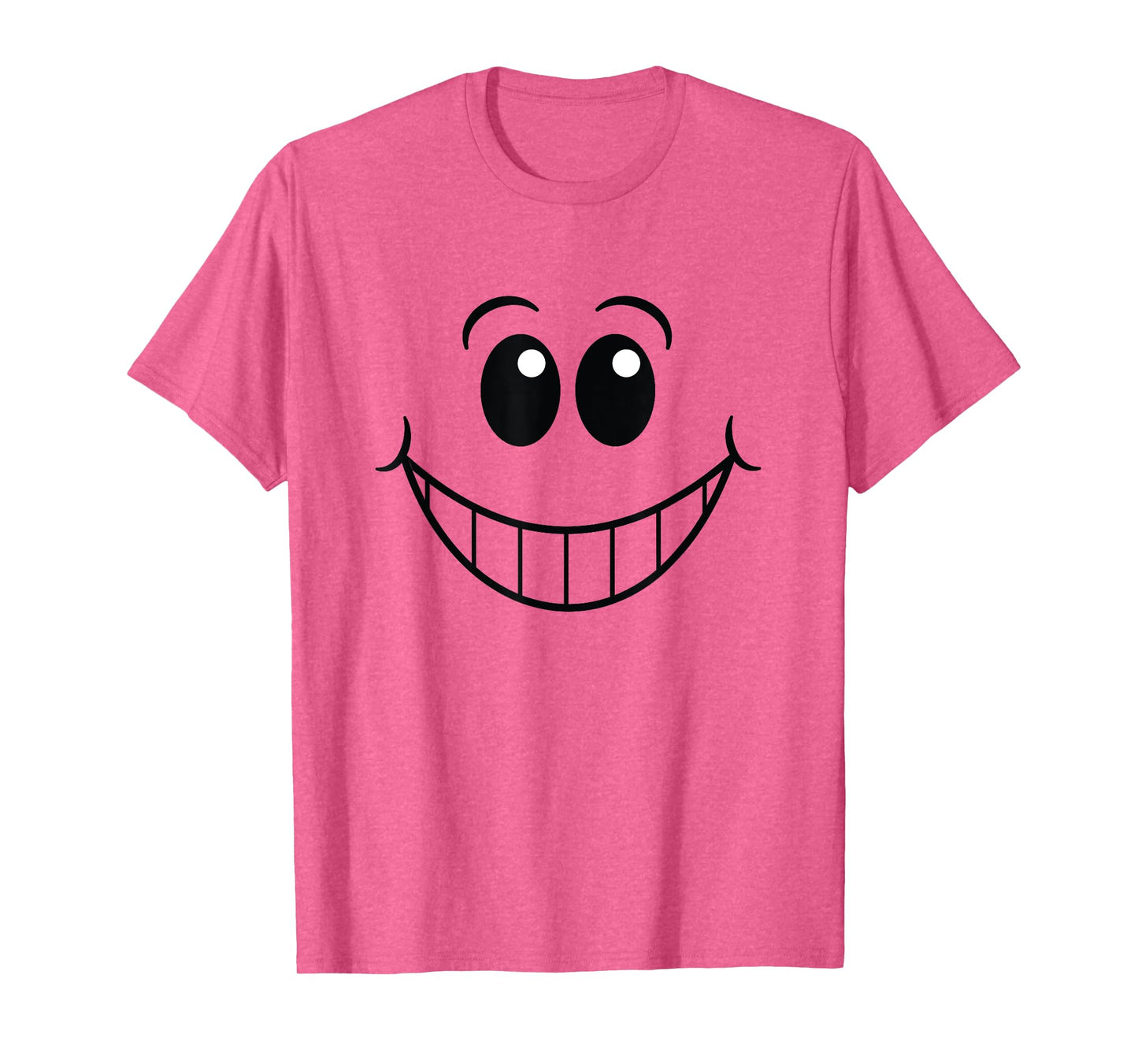 Funny Smiling Emoticon Men Women Happy Face Smile T-Shirt