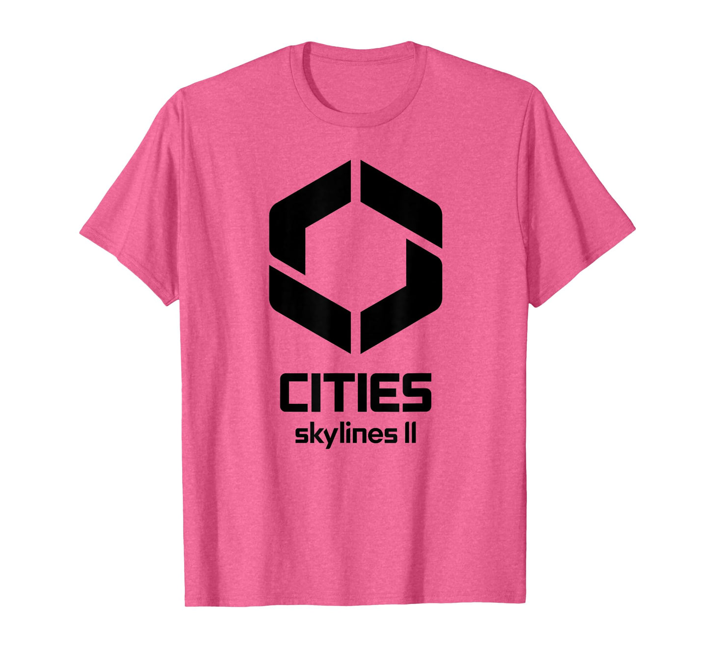 Cities Skylines II game logo black T-Shirt