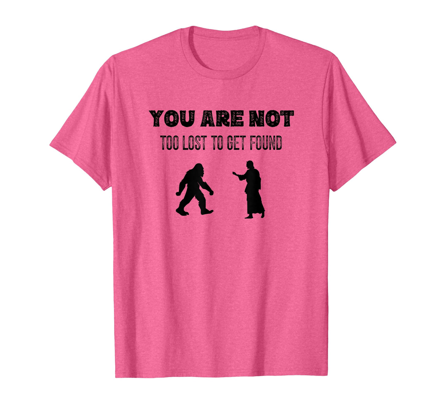 Sasquatch Jesus Follower Bigfoot Christian Humor Mom Dad T-Shirt