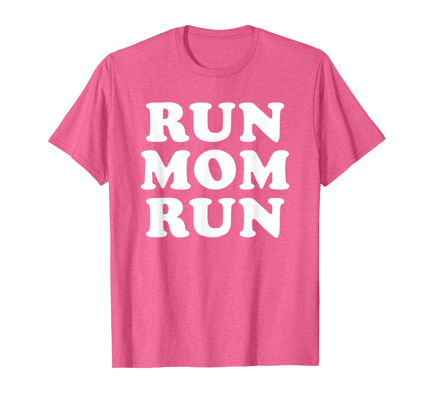 Run Mom Run T-Shirt Marathon Running Spectator Shirt T-Shirt