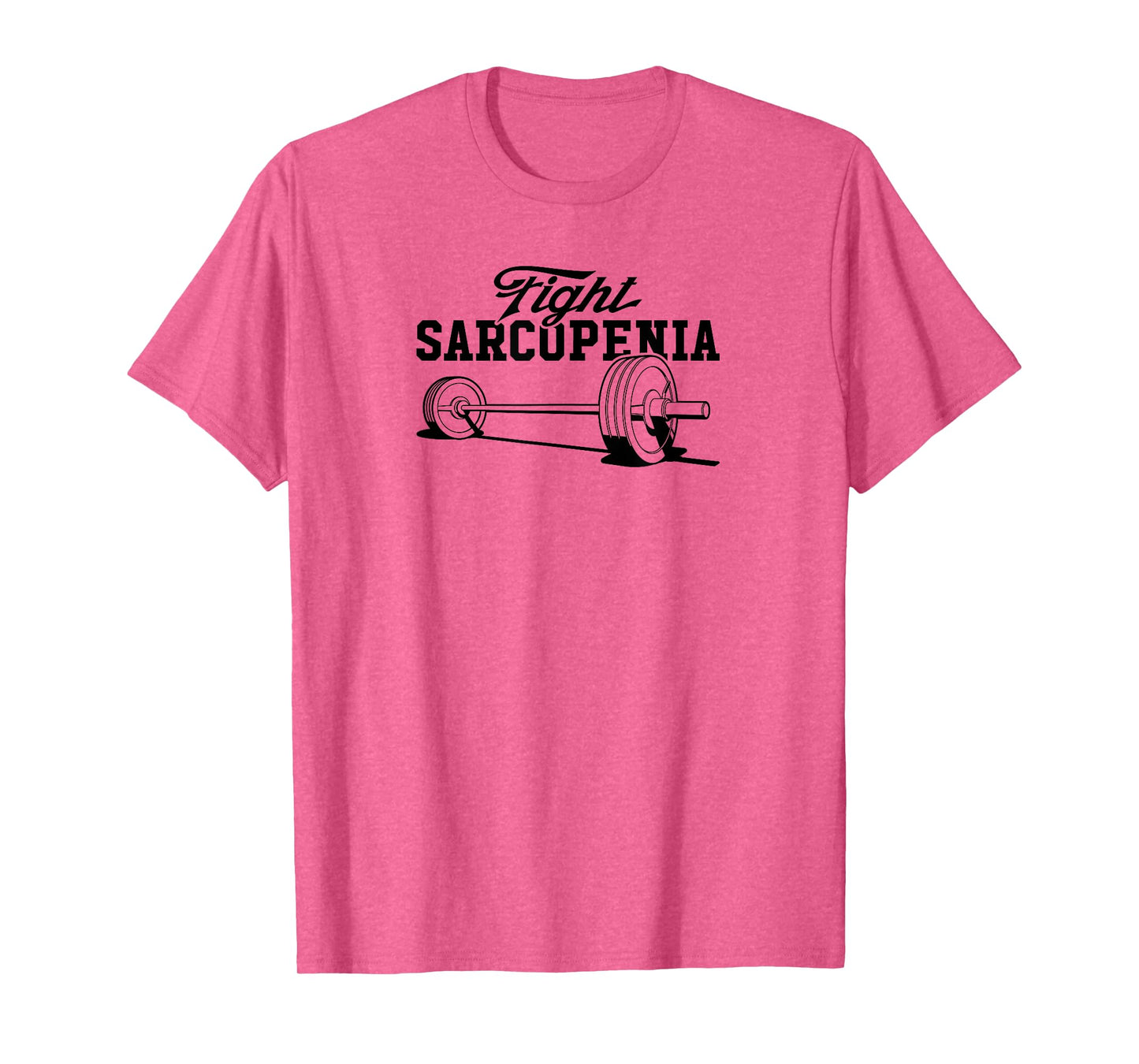 Fight Sarcopenia Barbell for Baby Boomers Exercise Scientist T-Shirt