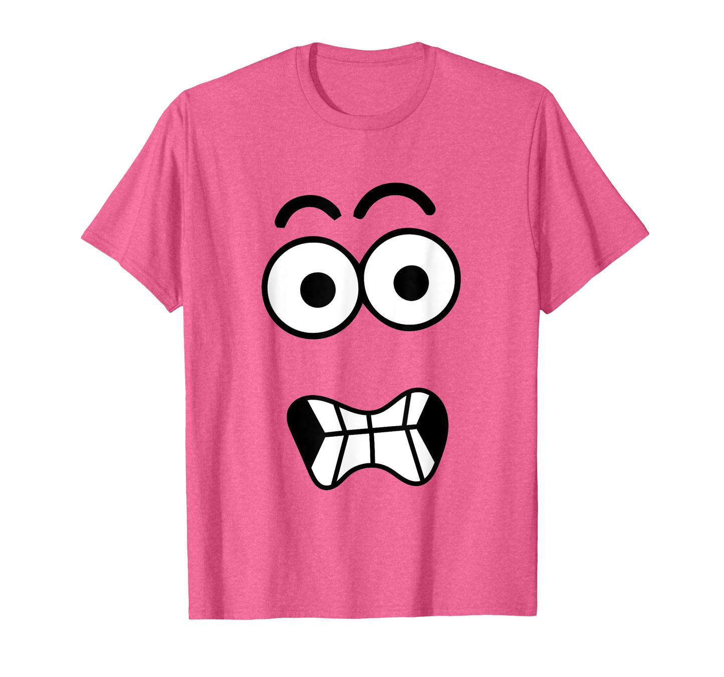 Funny Carrot Face Spooky Eyes Cracked Smile Halloween T-Shirt