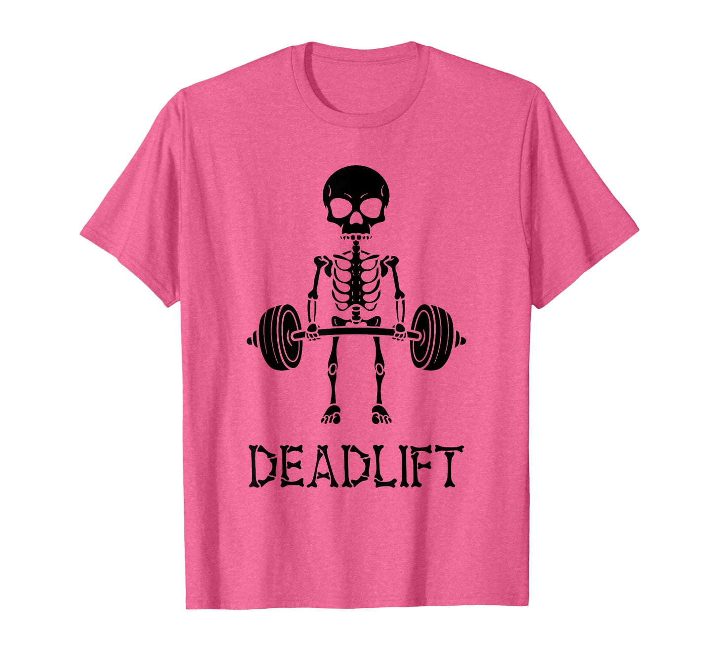 Deadlift Skeleton Gym Weight Lifting Workout Fitness T-Shirt