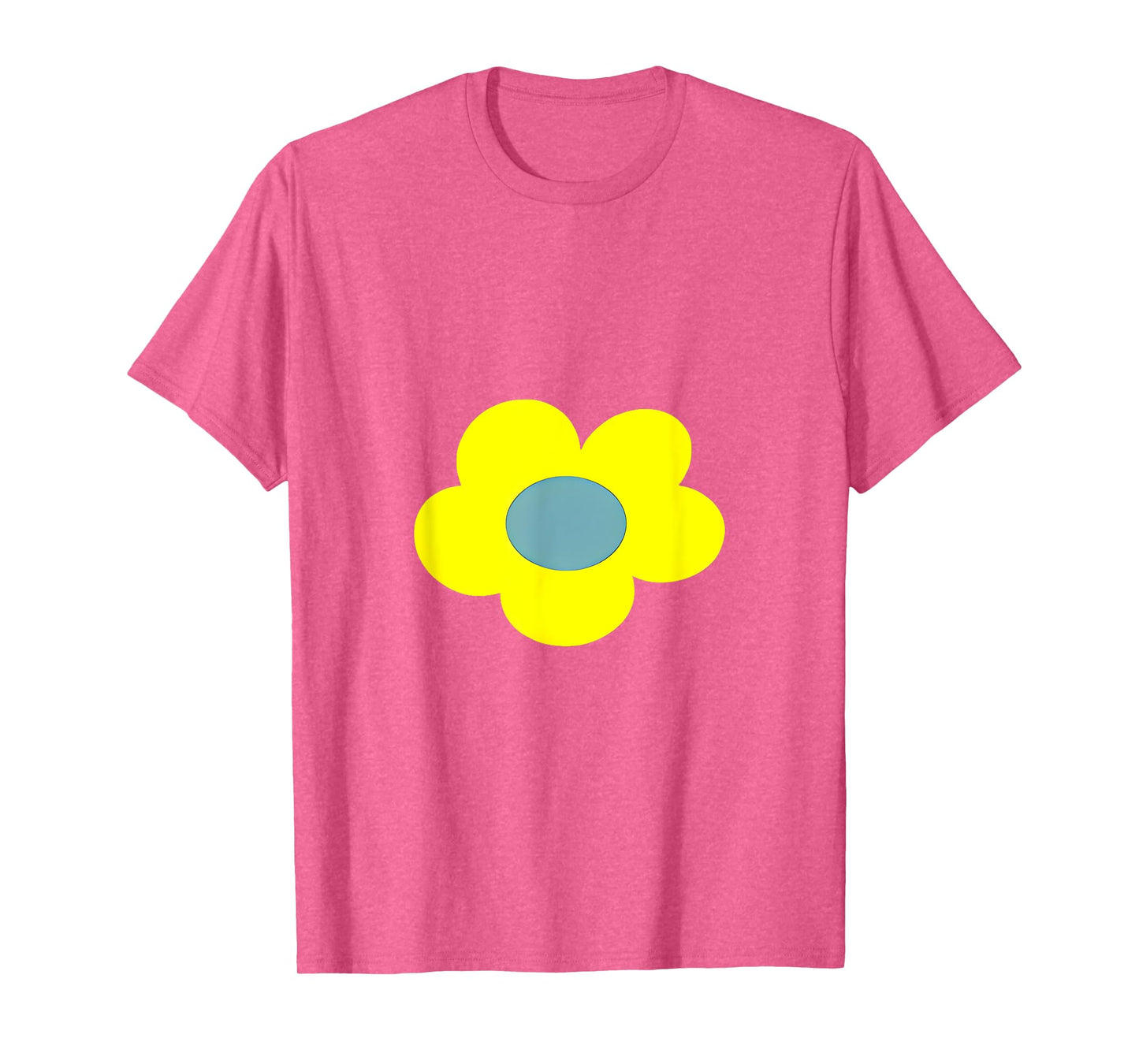 Grim Reaper Mandy Yellow Flower Pink T-Shirt