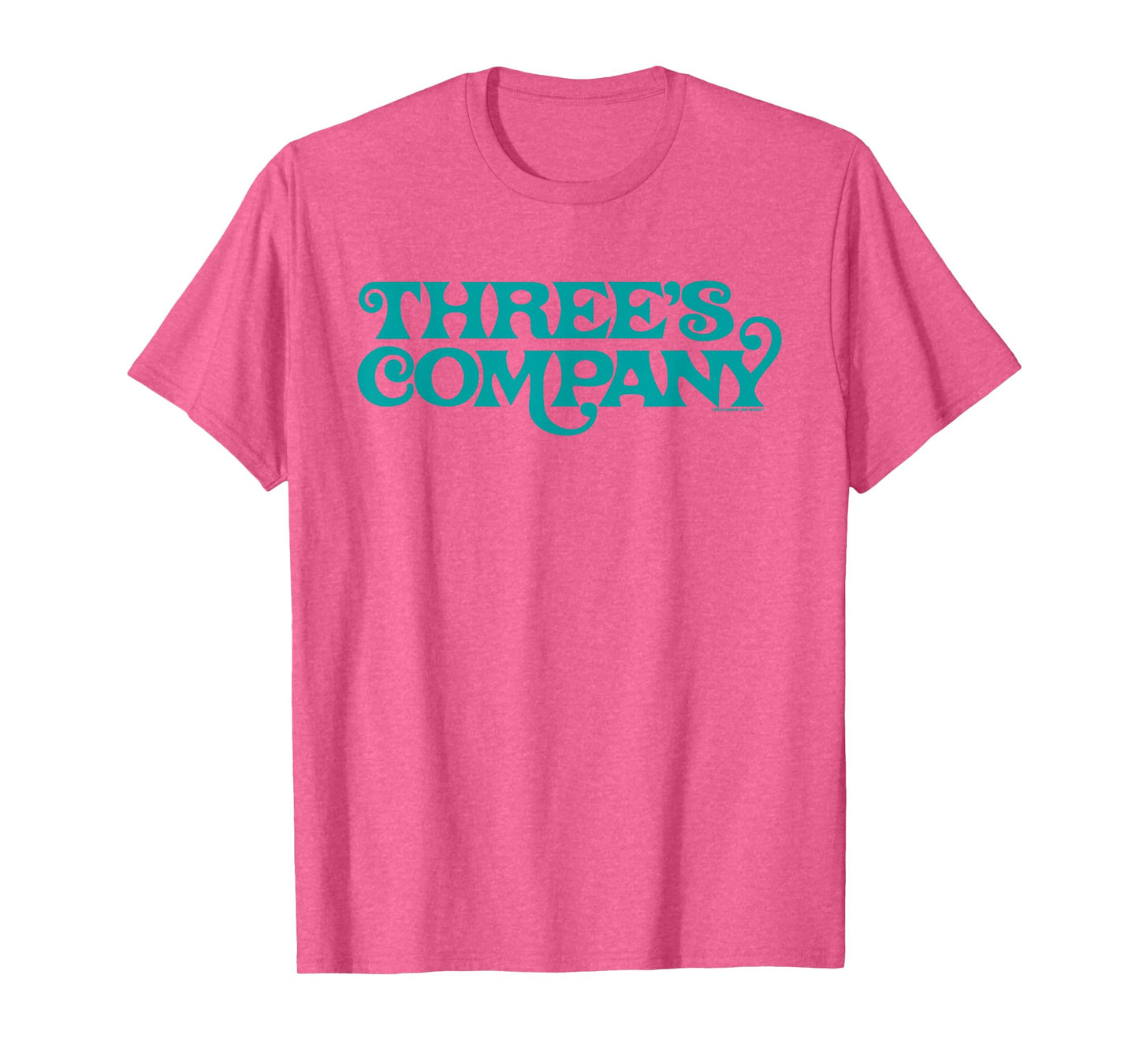 Three's Company Retro Sitcom Show Logo T-Shirt