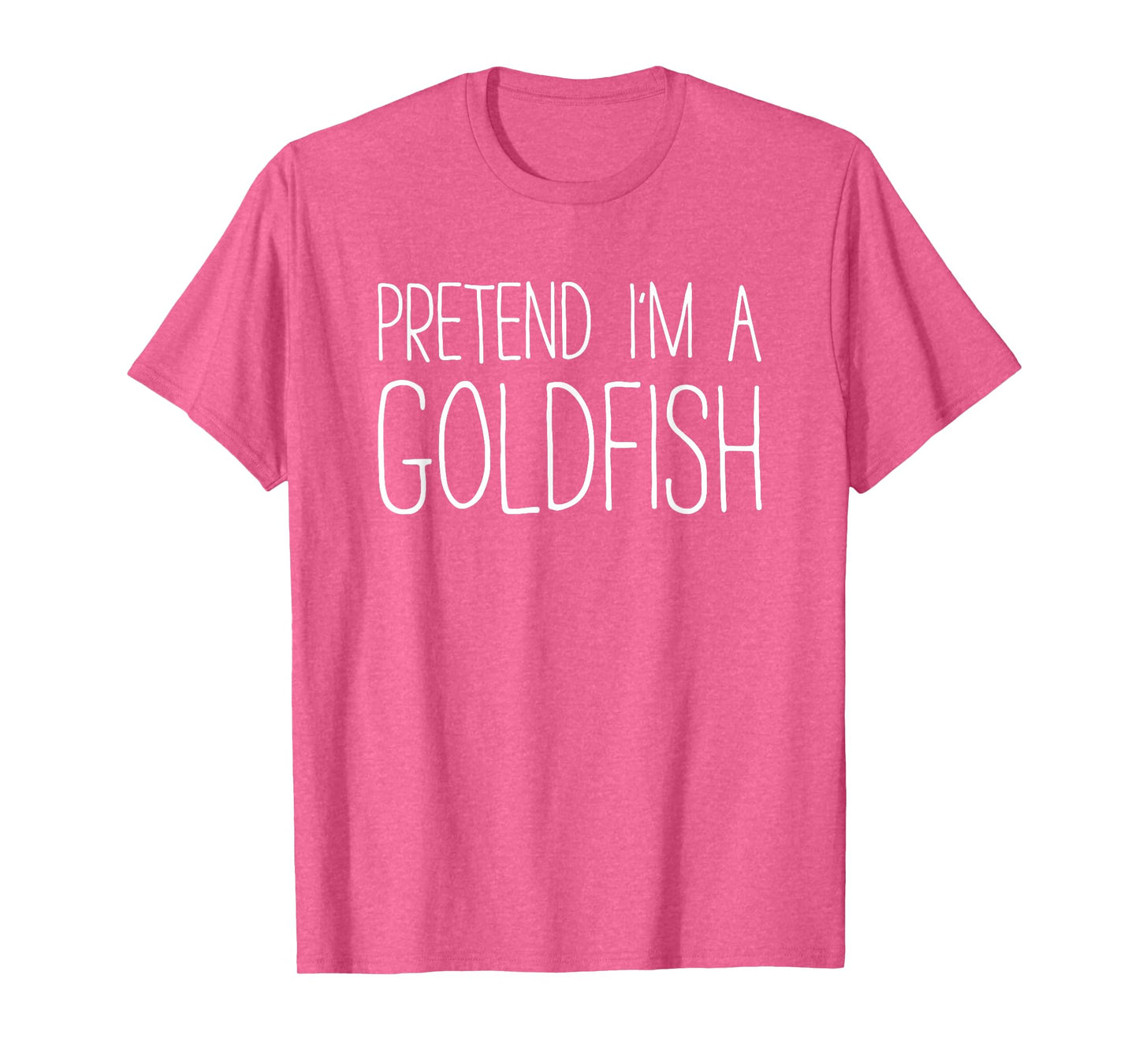 Pretend I'm A Goldfish Shirt Adult Kids Men Women Costume T-Shirt