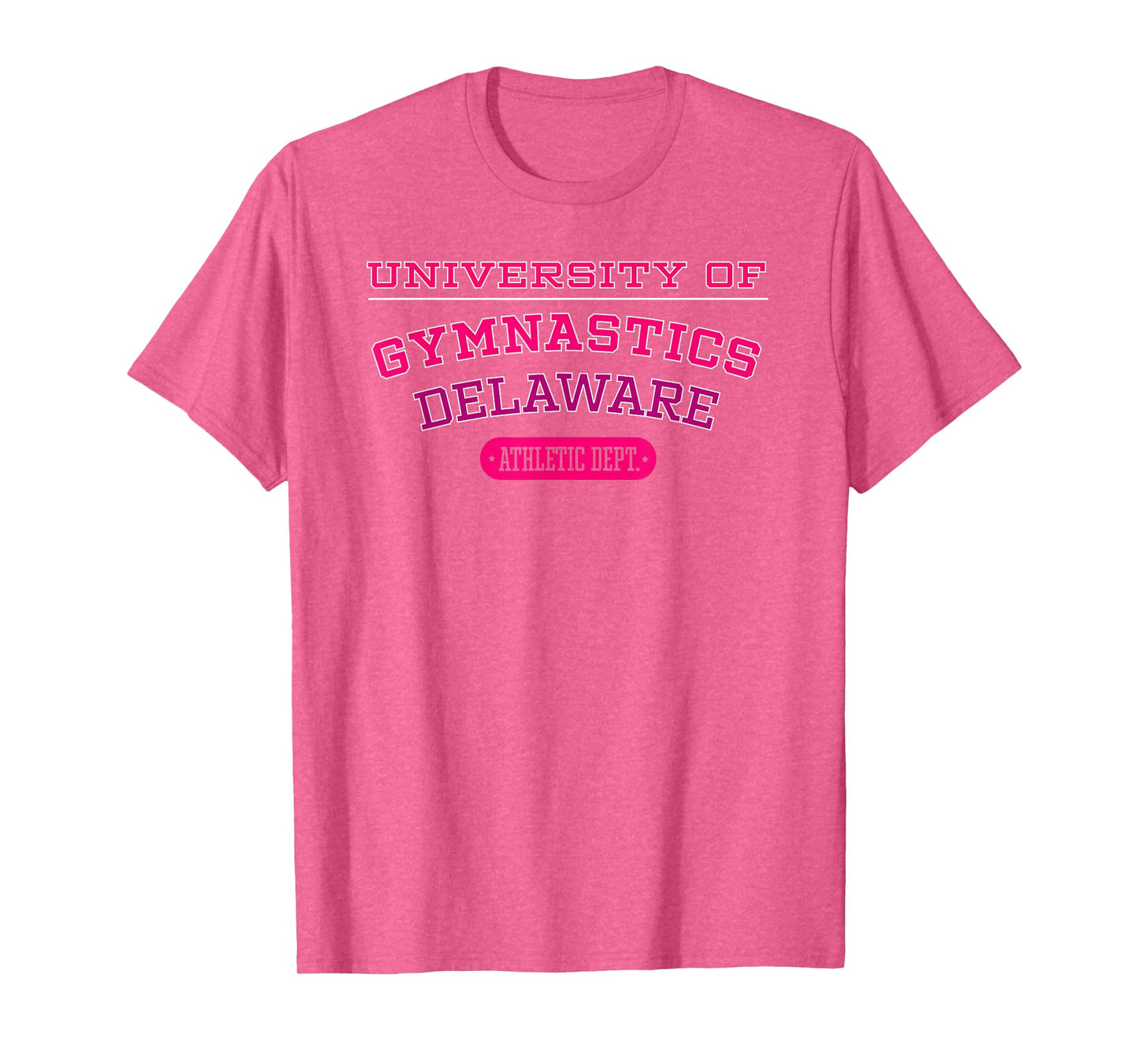 University of Gymnastics DELAWARE Athletic Dept. T-shirt T-Shirt