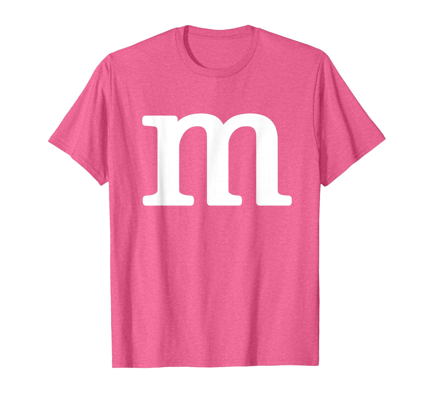Letter M Funny Group Halloween Team Easy Lazy Costume T-Shirt