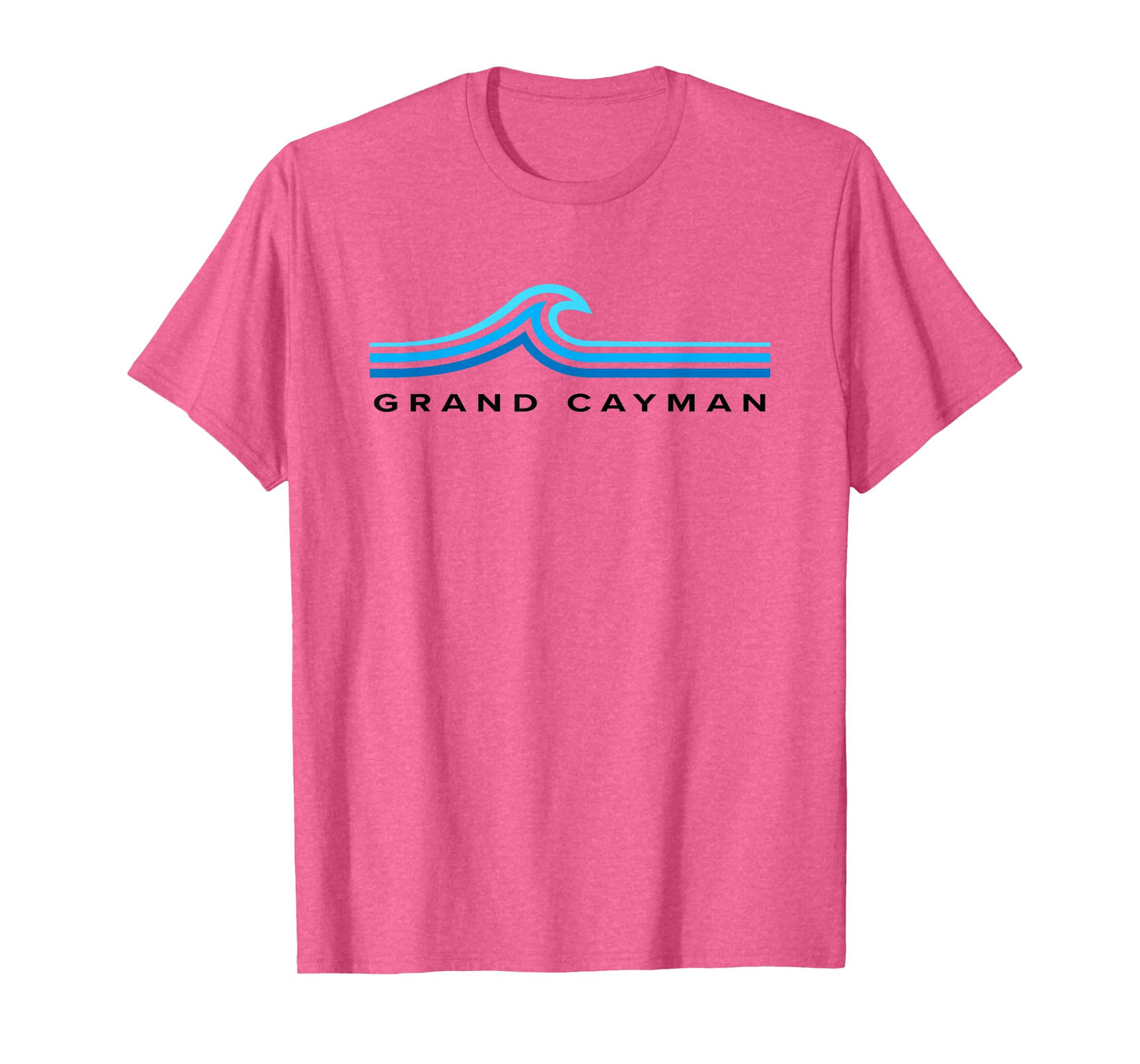 Grand Cayman Islands Waves Vintage Mens Womens Boys Souvenir T-Shirt