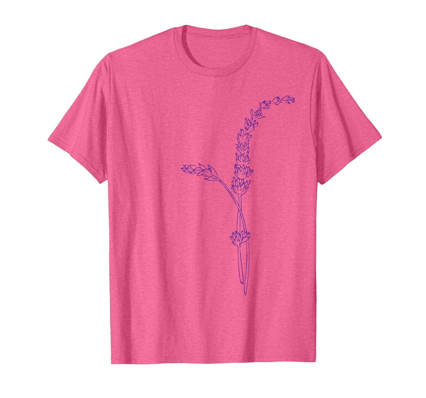 Lavender Flower Drawing Graphic Tees | Illustration | Sales T-Shirt