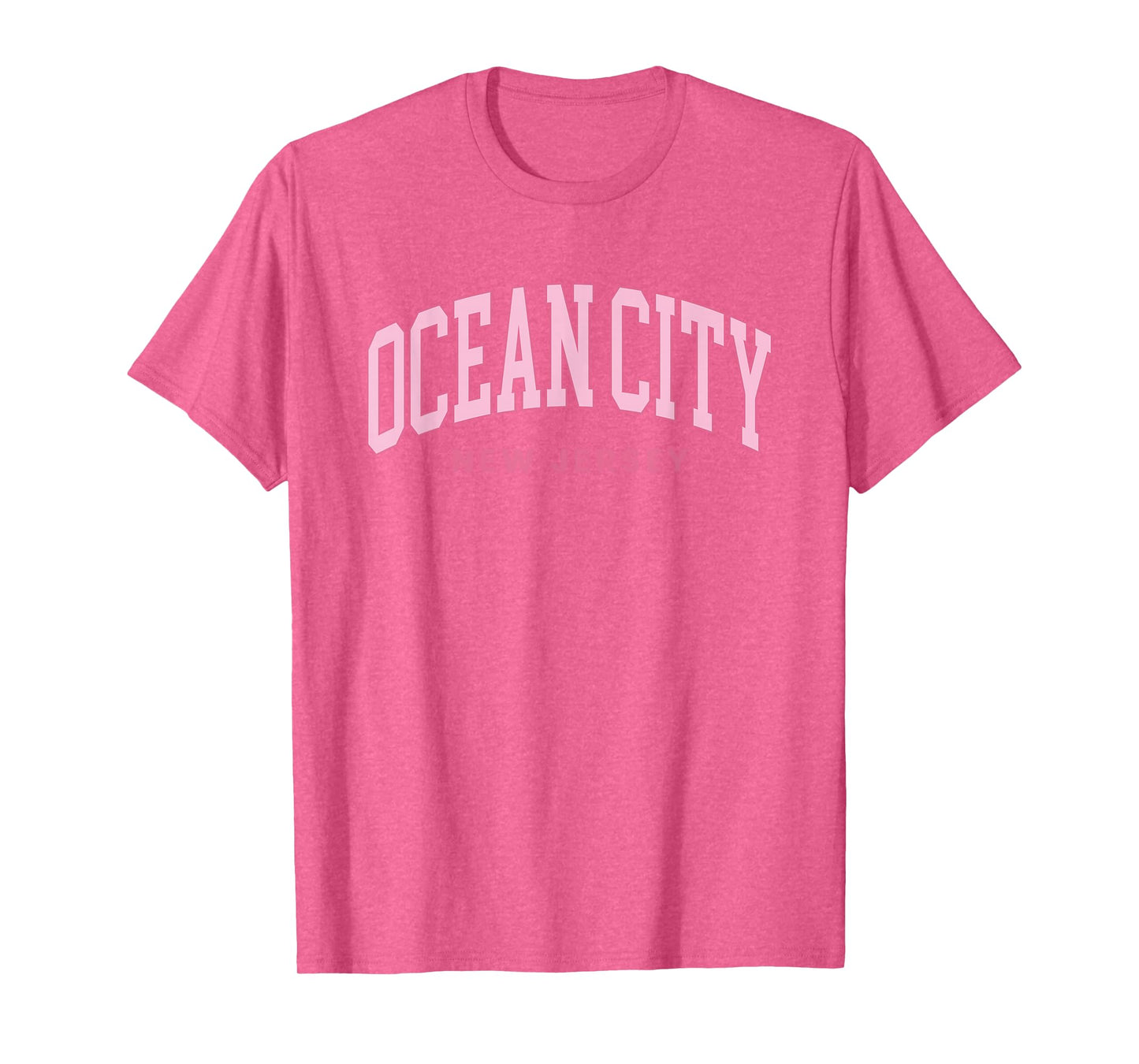 Ocean City New Jersey NJ Retro Preppy Throwback Womens Girls T-Shirt