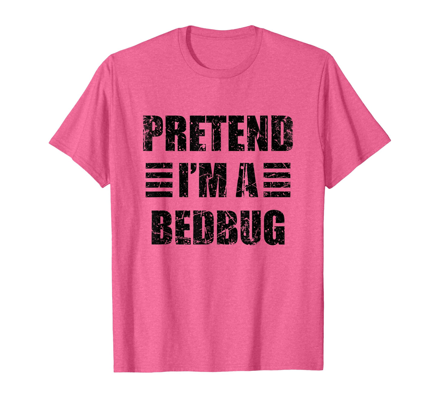 Vintage Pretend I'm a Bedbug Lazy Halloween Costume T-Shirt