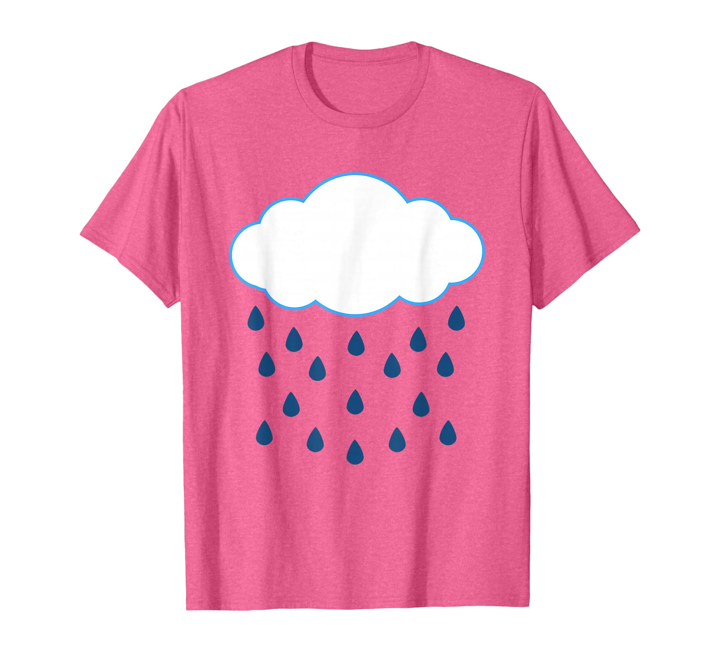 White Clouds Rain Drop Costume Christmas Halloween T-Shirt