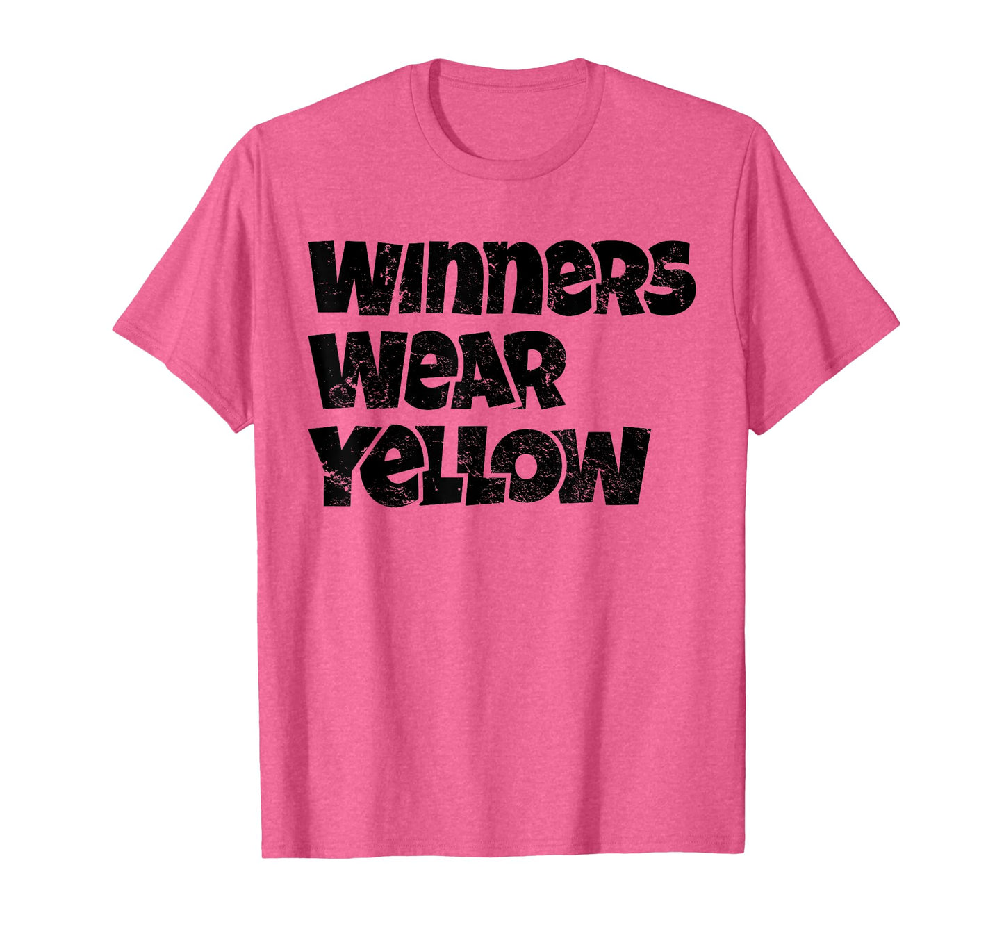 Winners Wear Yellow Spirit Wear Team Game Color War Funny T-Shirt