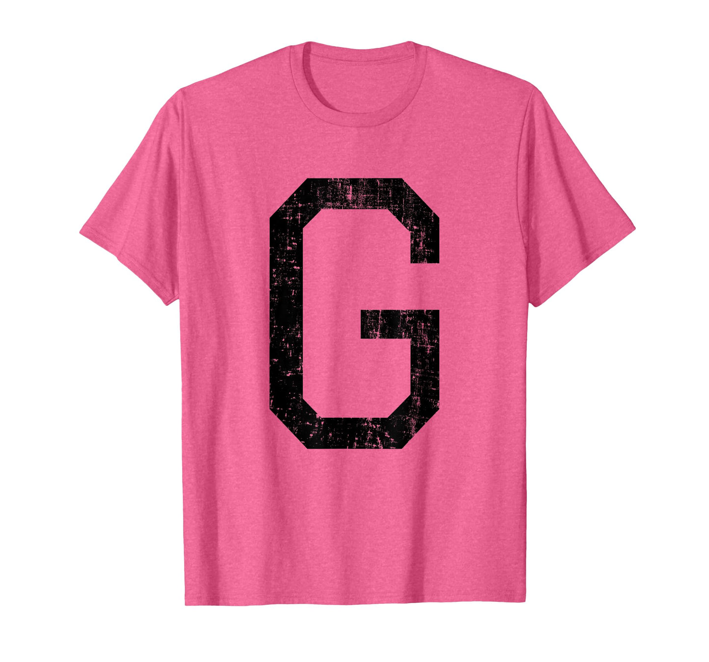 Letter G Capital Alphabet Initial School College Varsity T-Shirt