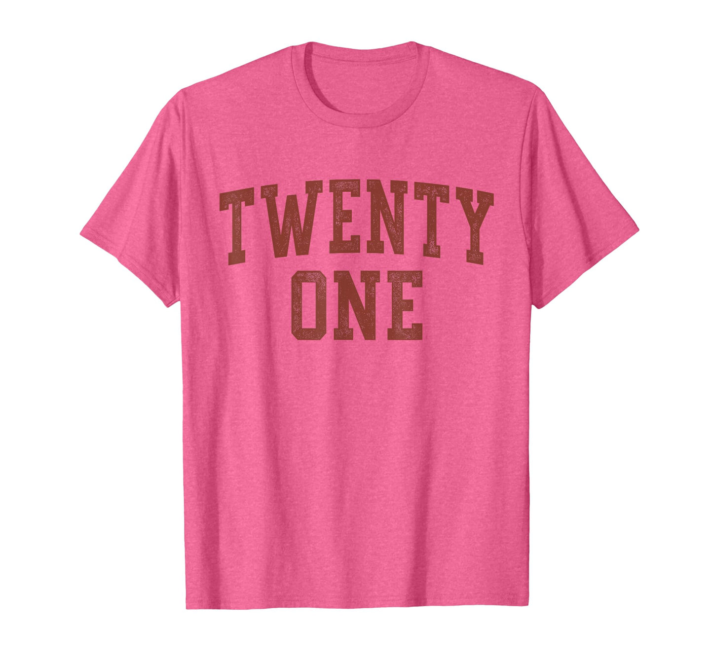 Twenty One Minimalist 21st Birthday Design 21-Year-Old T-Shirt