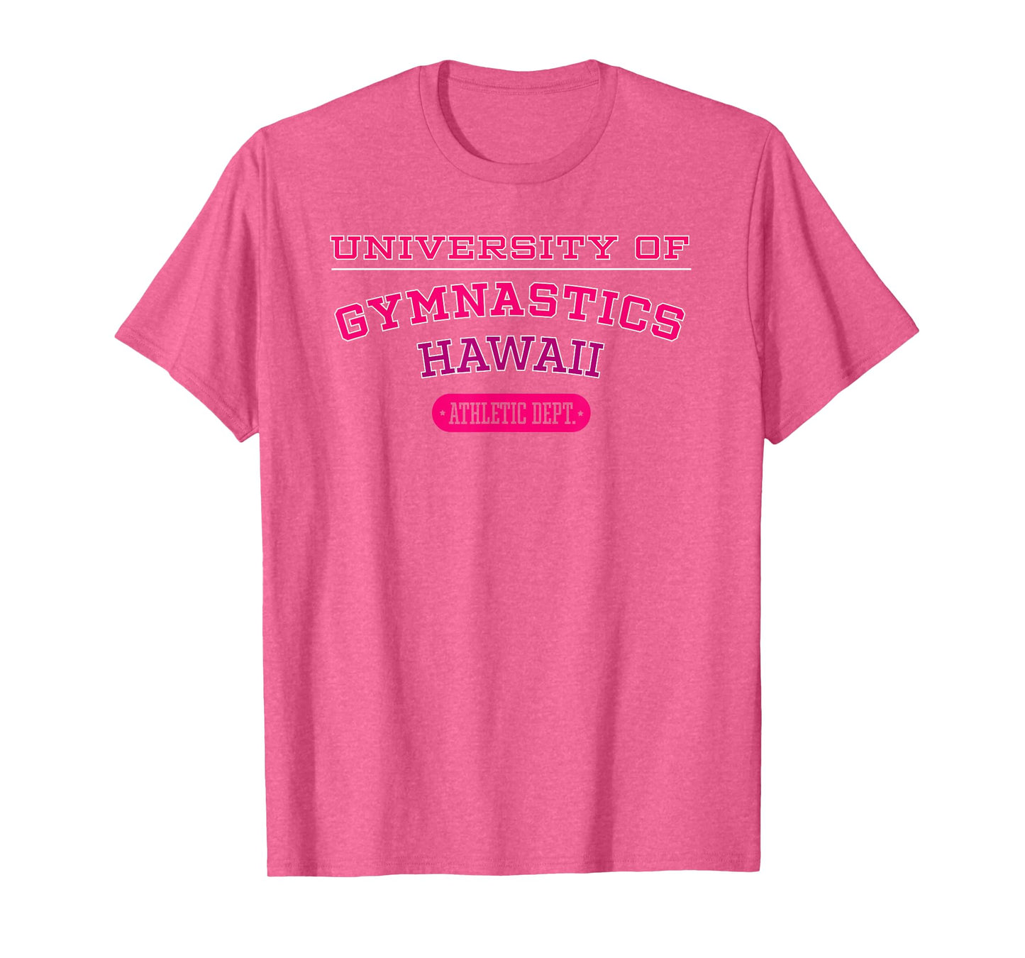 University of Gymnastics HAWAII Athletic Dept. T-shirt T-Shirt