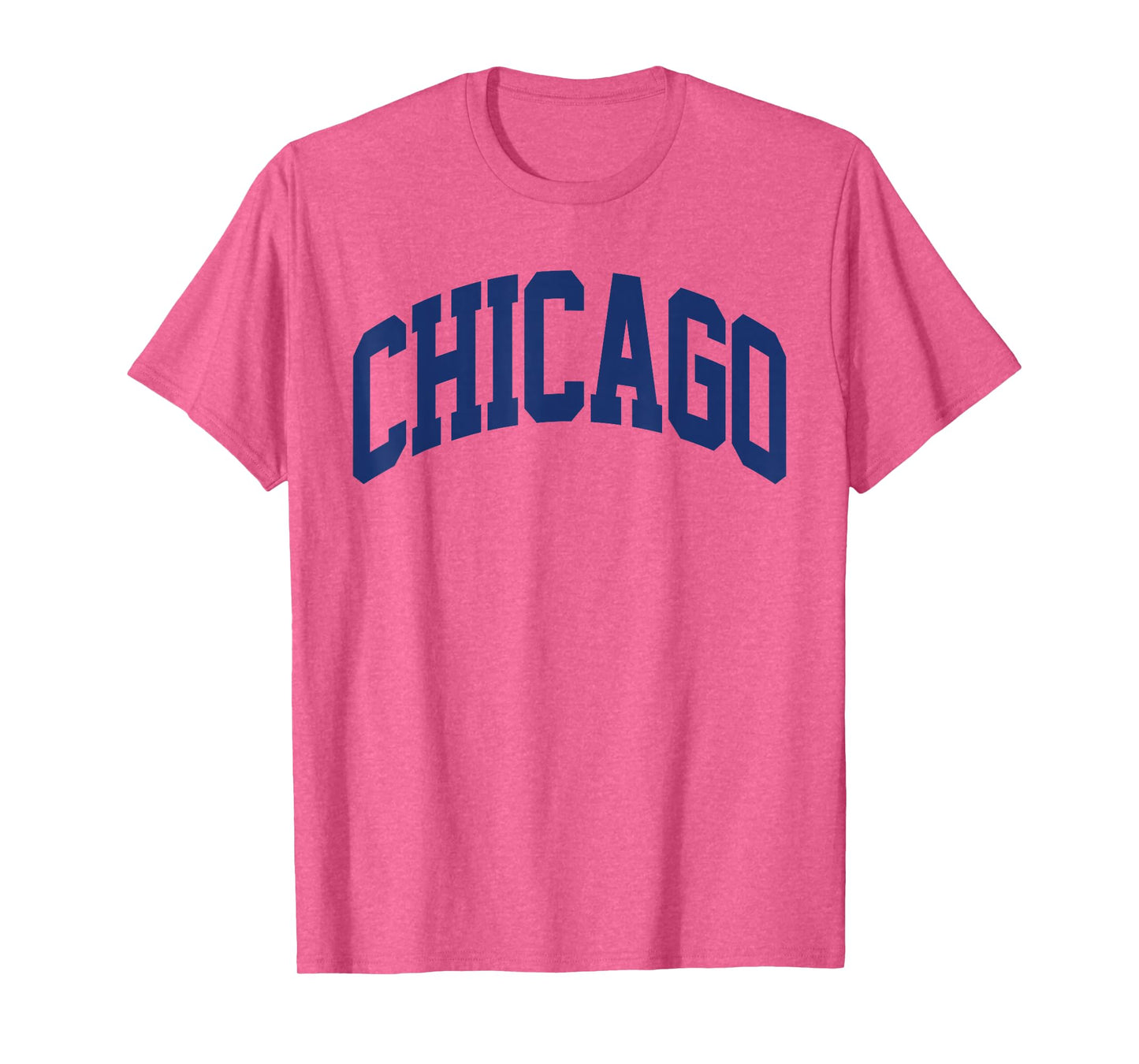 Retro Chicago Throwback Classic Chicago Men Women Blue Tee T-Shirt