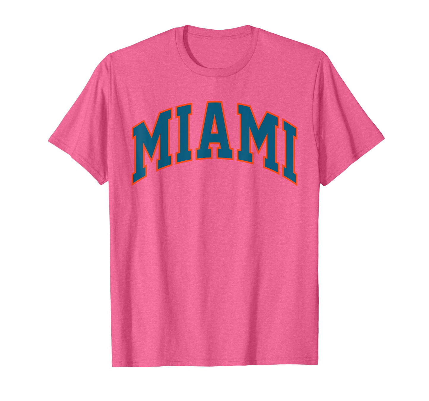 Retro Miami Men Miami Women Vintage Classic Blue Orange FL T-Shirt