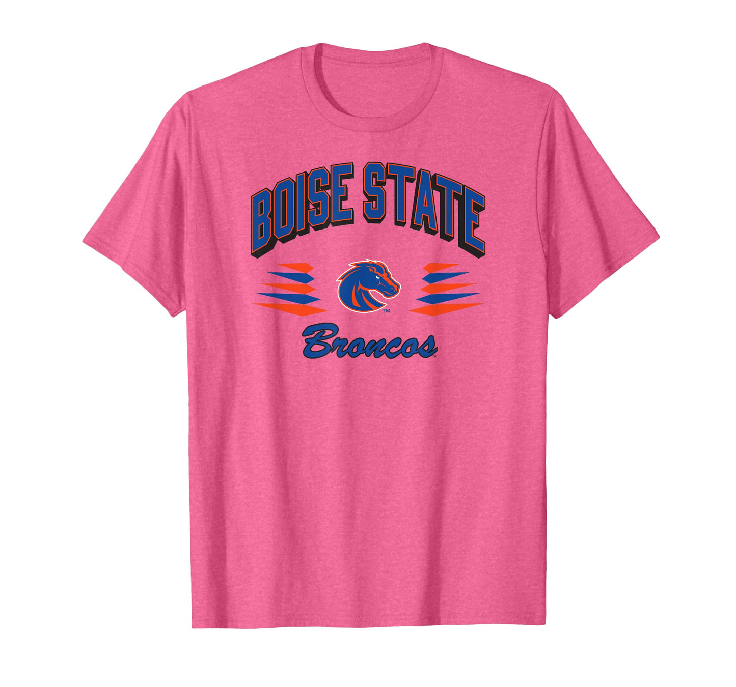 Boise State Broncos Retro Diamond Gray Officially Licensed T-Shirt