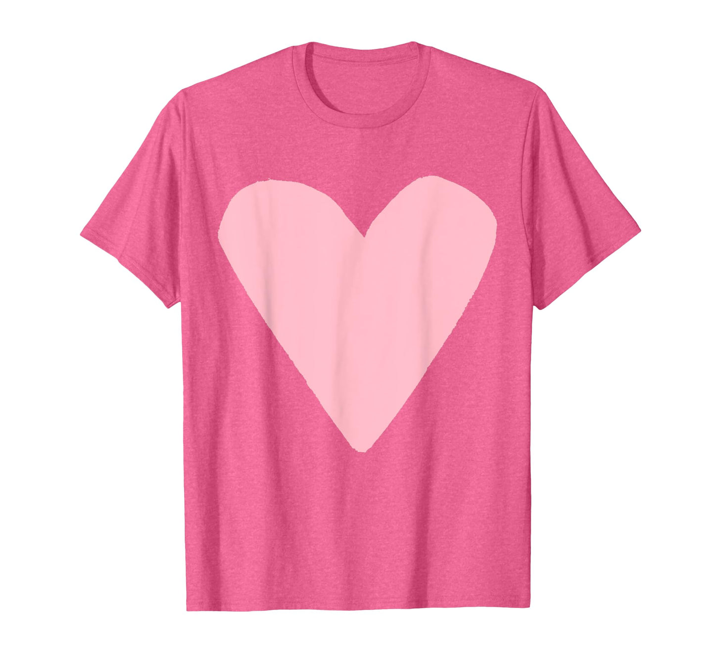 Light Pink Heart Orange T-Shirt