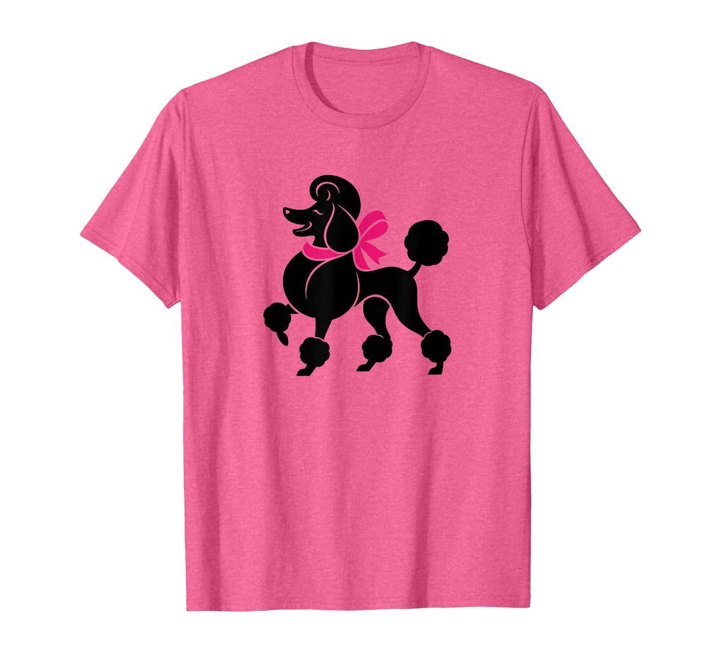 Sock Hop, Poodle, Pink Scarf T-Shirt