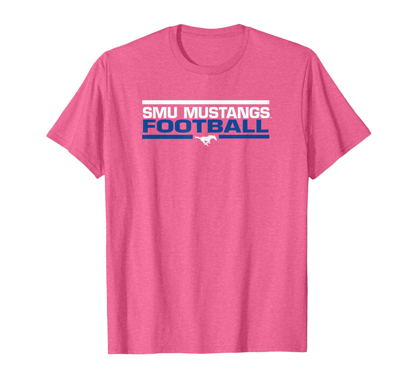 SMU Mustangs Football Tackle Red Officially Licensed T-Shirt