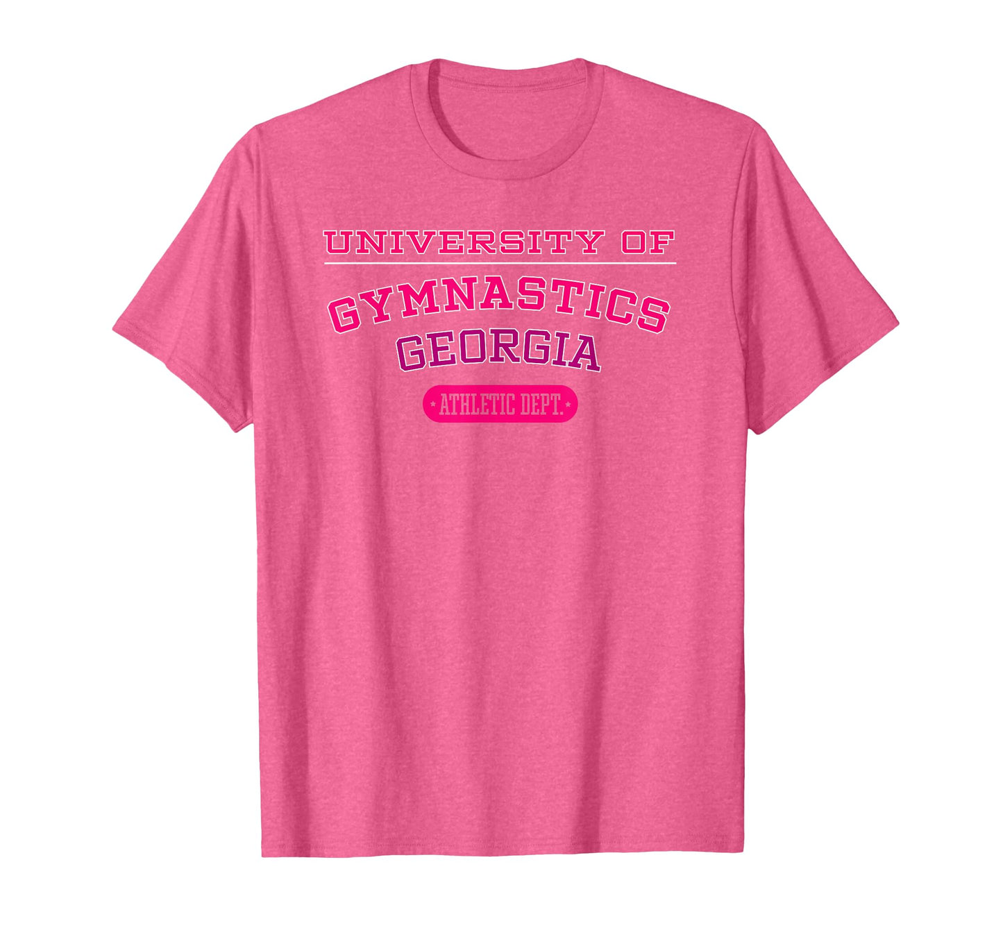 University of Gymnastics GEORGIA Athletic Dept. T-shirt T-Shirt