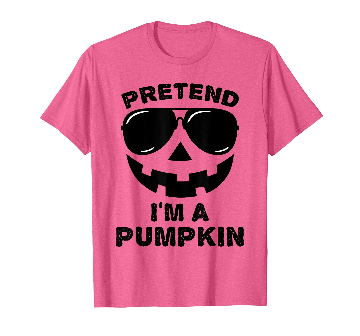 Pretend I'm A Pumpkin Halloween Costume Couples Matching T-Shirt
