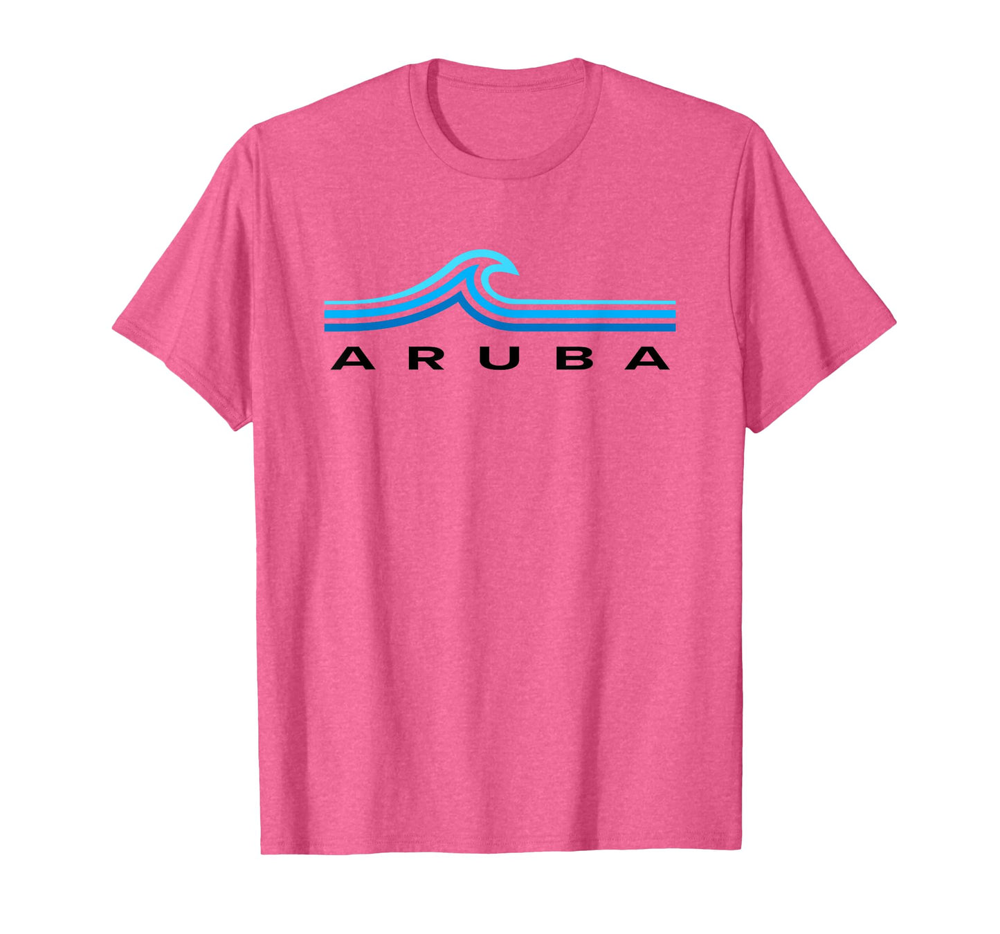 Vintage Aruba Souvenir Mens Womens Girls Boys Waves Graphic T-Shirt