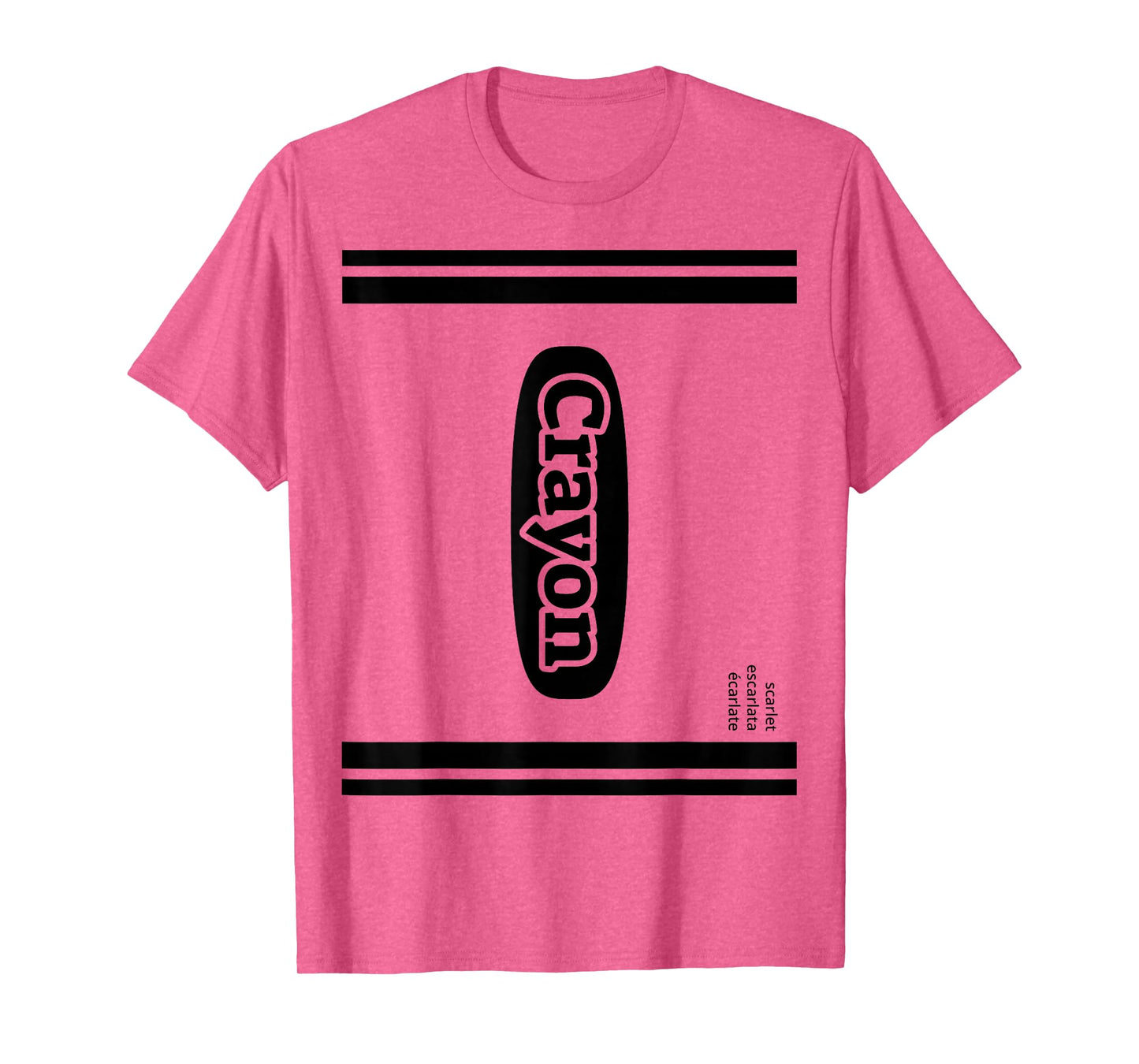 Crayon Scarlet Red Group Costume T-Shirt