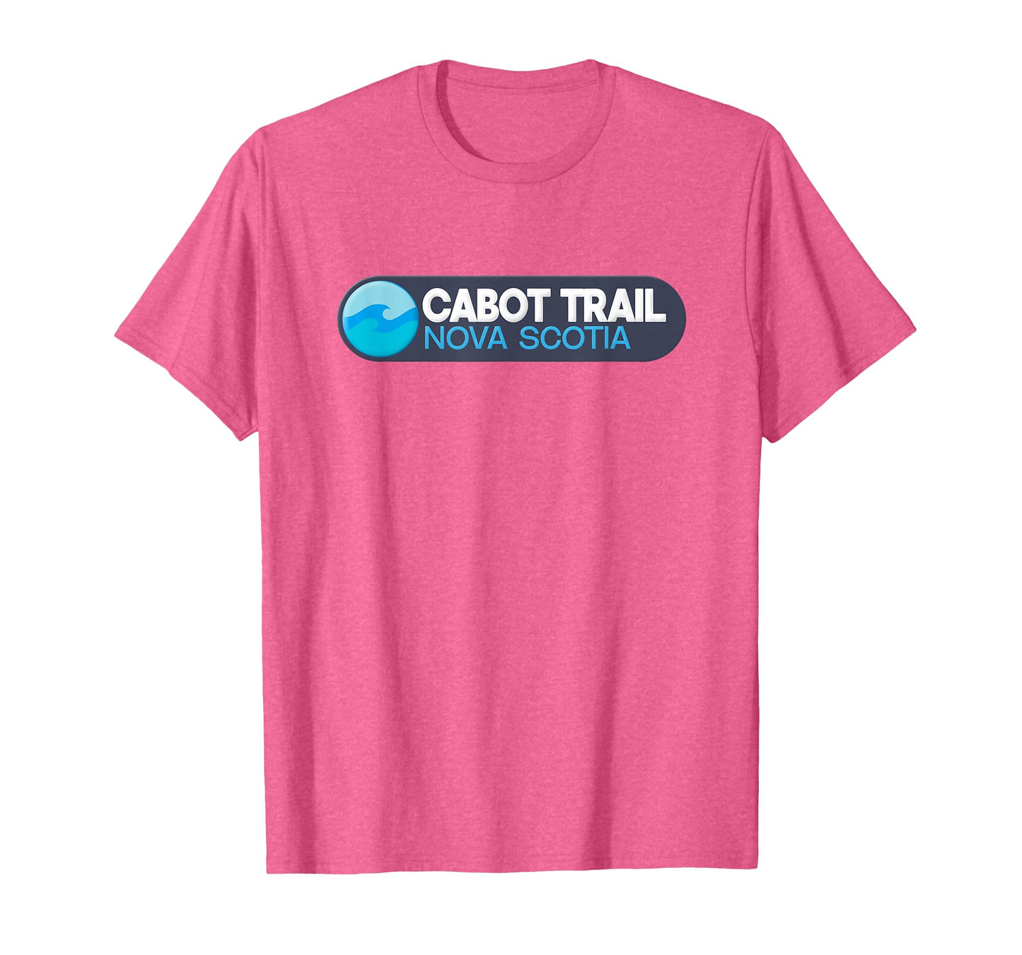 Cabot Trail Nova Scotia Logo Emblem - Cabot Trail Canada T-Shirt