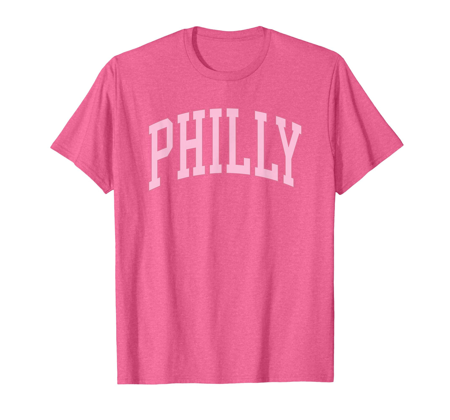 Philly Pink Retro Preppy throwback Philadelphia girls womens T-Shirt