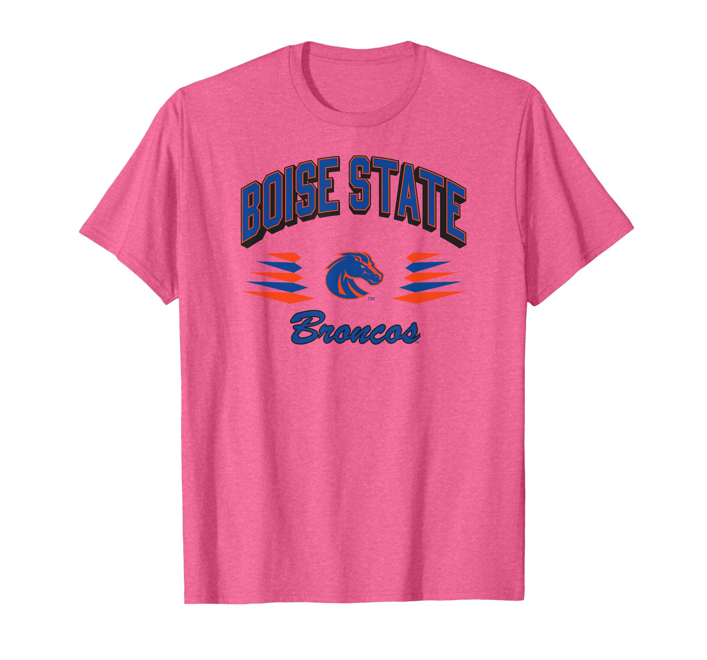 Boise State Broncos Retro Diamond White Officially Licensed T-Shirt