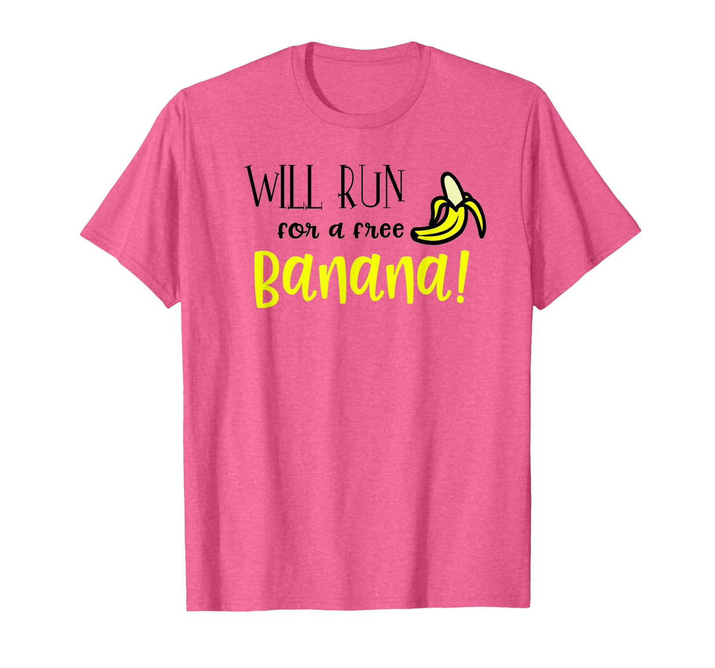 Marathon TShirt Funny Motivation I Running Banana gift tee