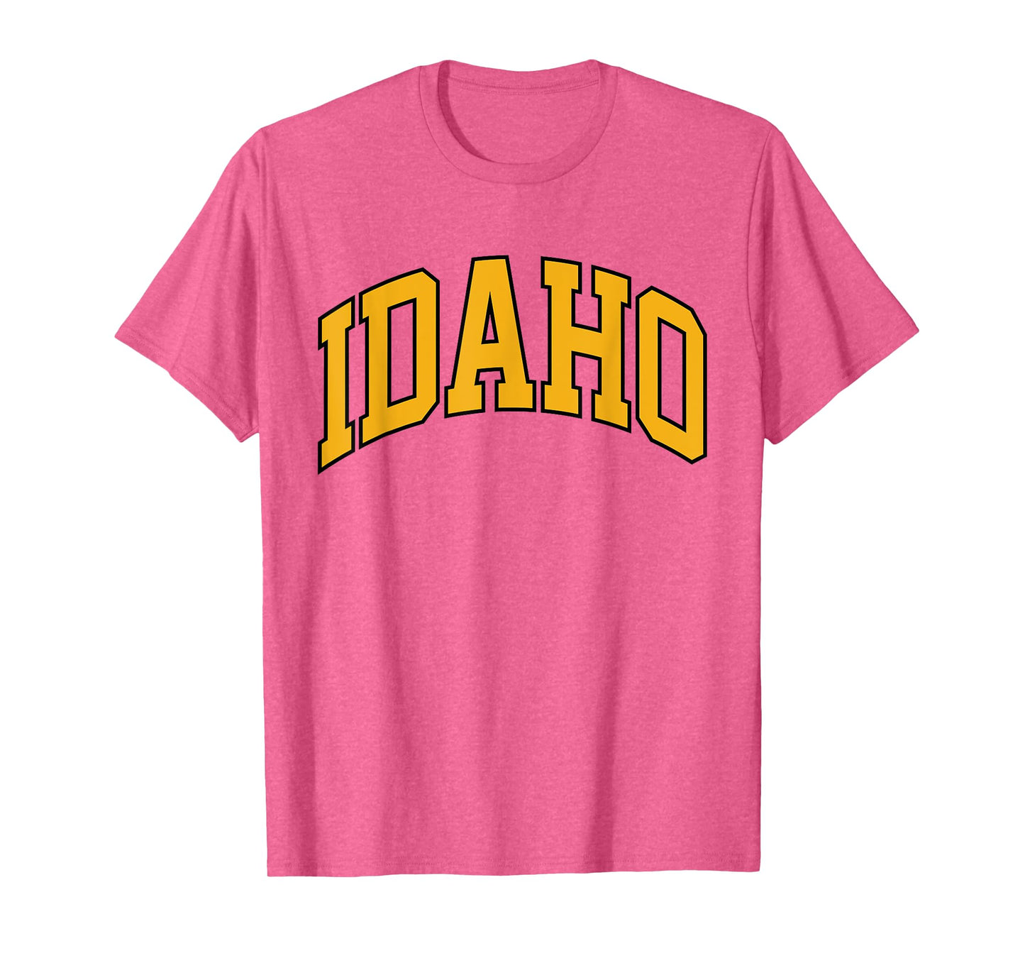 Retro Idaho Tee Vintage Idaho Gold Black Fun Idaho Throwback T-Shirt