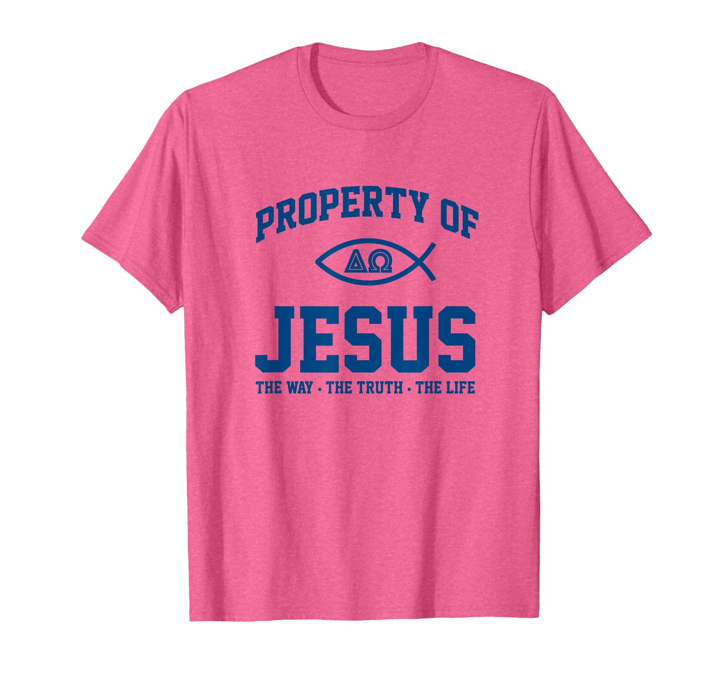 Christian Shirt - Property of Jesus Throwback Gym T-Shirt