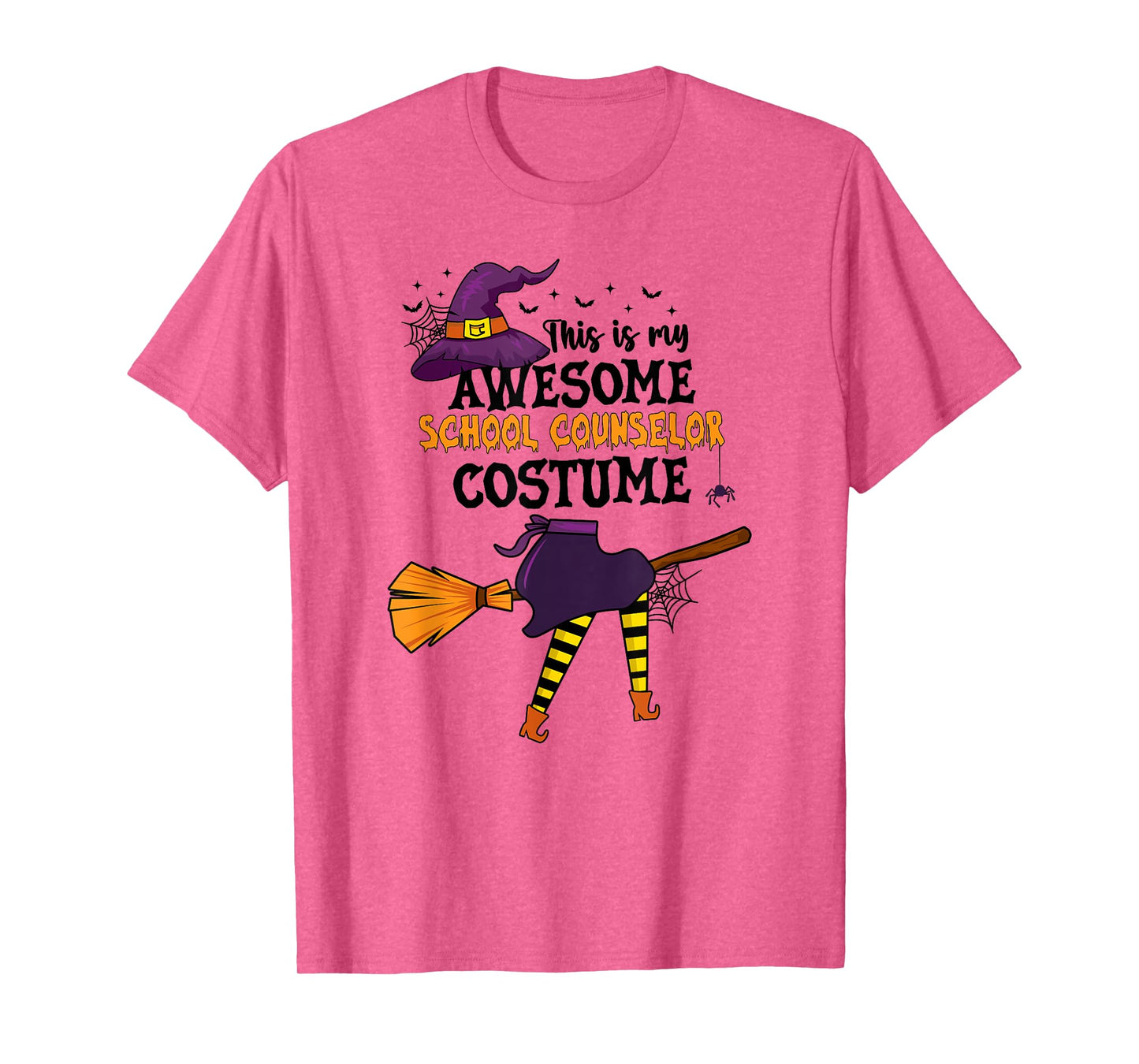 This is My Awesome School Counselor Costume Halloween Witch T-Shirt