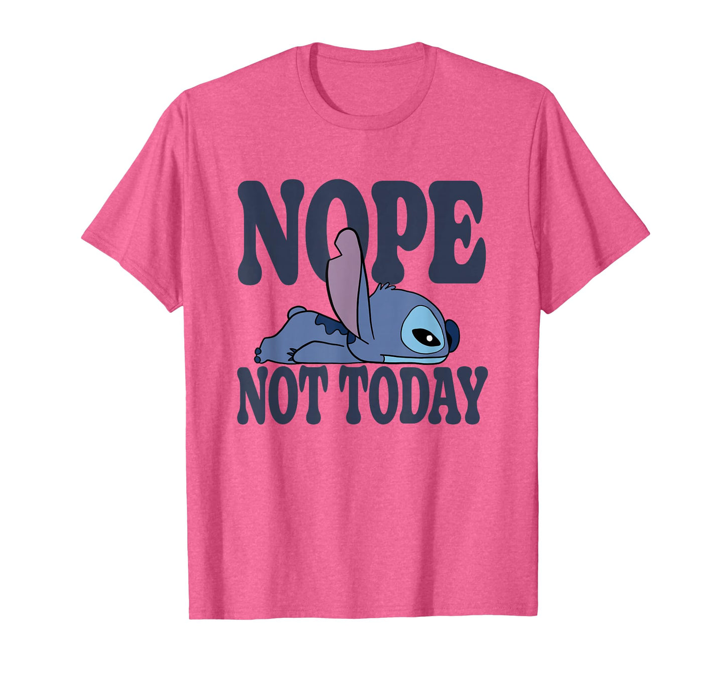 Disney Lilo & Stitch Nope Not Today Sleepy Stitch T-Shirt