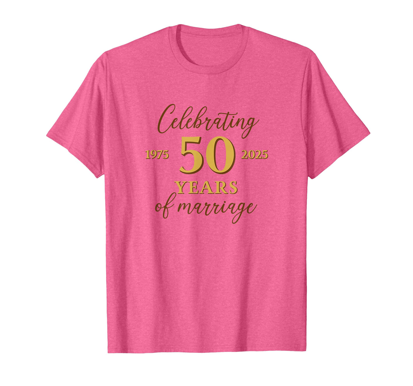 Funny 50 Years of Marriage 1975 50th Wedding Anniversary T-Shirt