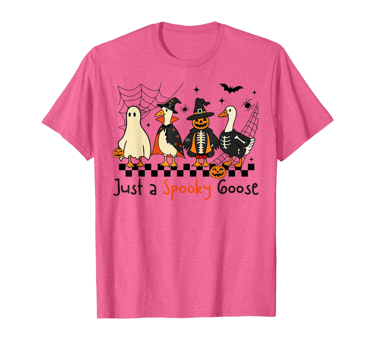 Just A Spooky Goose Halloween Silly Goose Funny Halloween T-Shirt