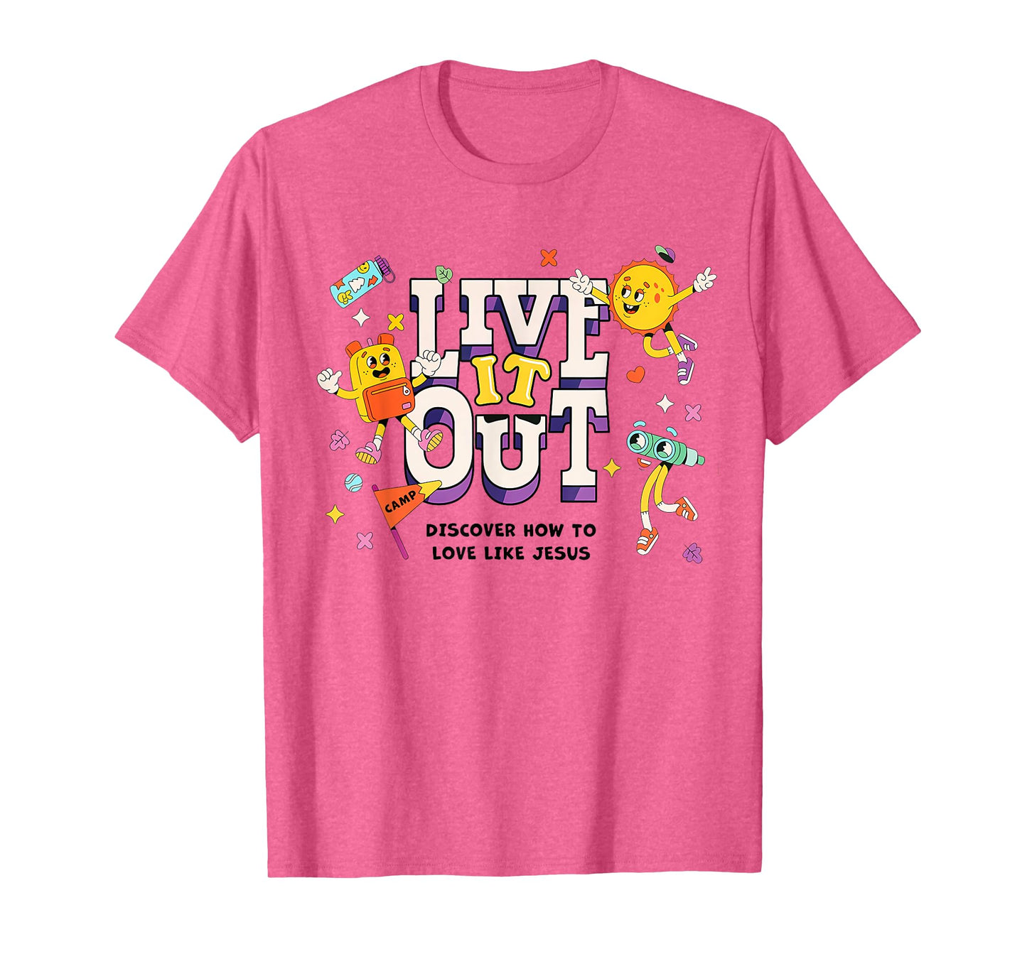 VBS 2025 Live It Out Love Like Jesus Vacation Bible School T-Shirt