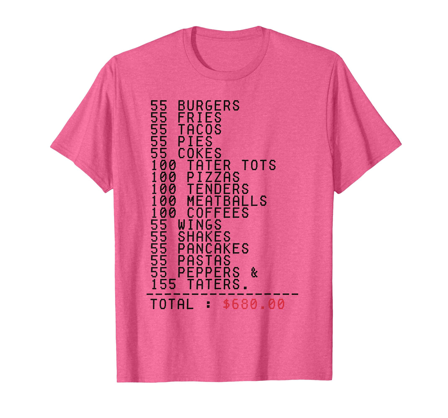 55 Burgers 55 Fries I Think You Should Leave Funny T-Shirt