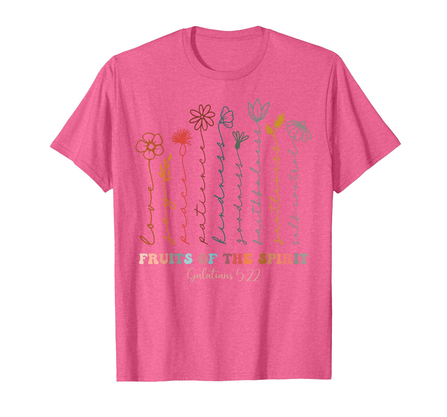 Christian Bible Verse The Fruits Of The Spirit Galatians T-Shirt