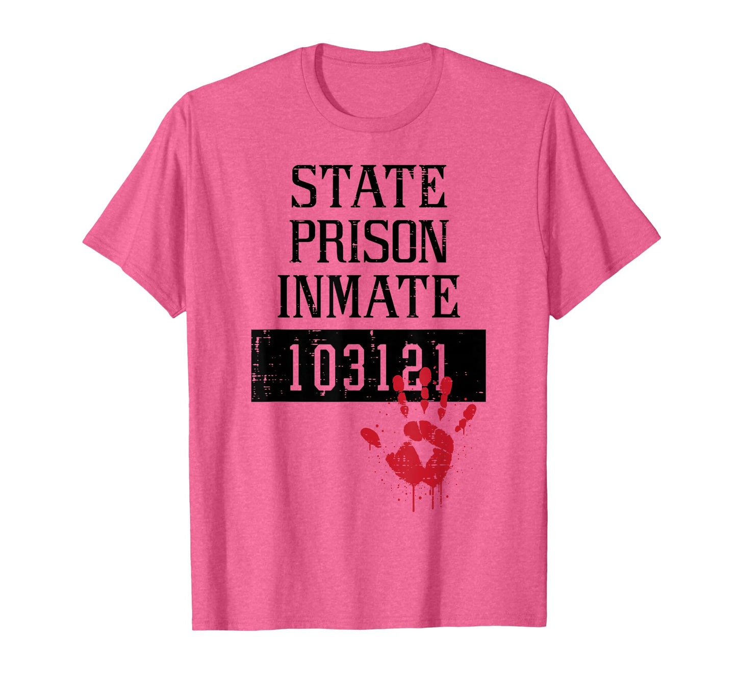 Halloween State Prison Inmate Funny Jail Costume Men Women T-Shirt