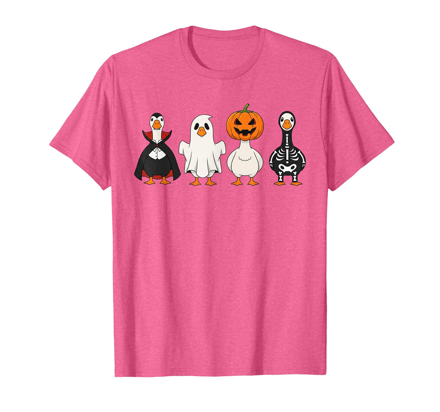 Gooses in Witch Ghost Pumpkin Costume Cosplay Halloween Day T-Shirt