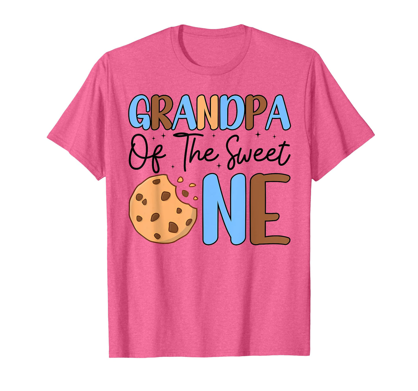 Grandpa Of The Sweet One Cookies & Milk 1st Birthday Family T-Shirt